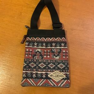 Billabong Good Vibes Cross Body sling Purse Bag Great Condition